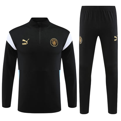 Suéter e calça Manchester City 2023/24 com zíper e meio zíper 14001