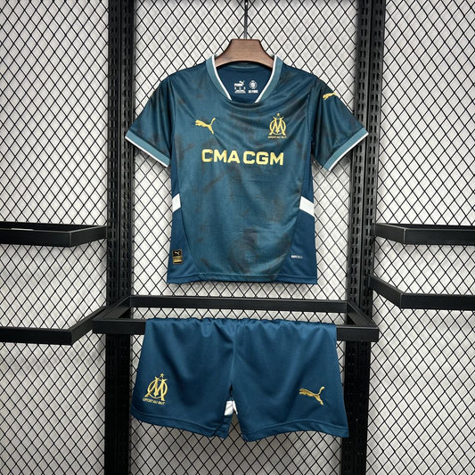 Olympique de Marseille 2024/25 Away Kids Kit