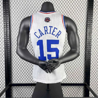 Camisa masculina Vince Carter All Star branca retrô de 2003