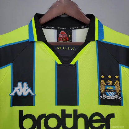 Camisa retrô reserva do Manchester City 1998-99