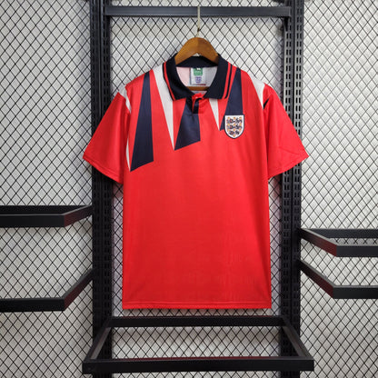 Camisa retrô reserva da Inglaterra de 1992