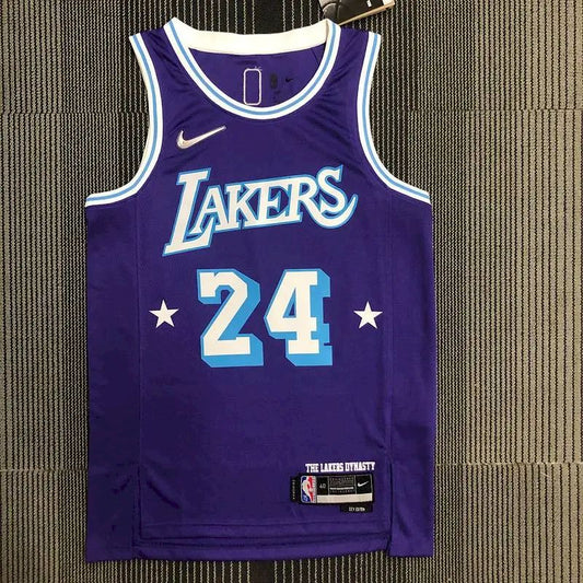 Camisa roxa masculina do time Kobe Bryant – Edição City do 75º aniversário