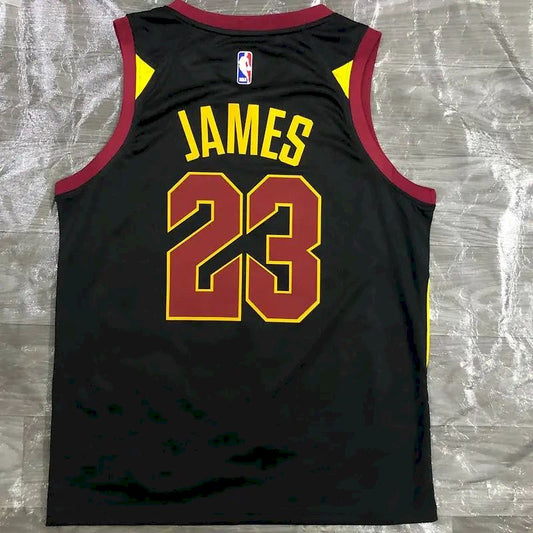 LeBron James Men’s Black Swingman Team Jersey – Statement Edition