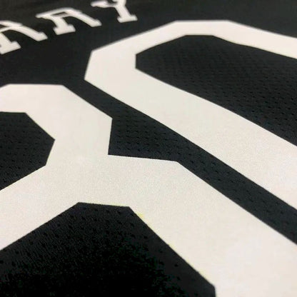 Camisa masculina Stephen Curry com decote em V preta versão jogador – Edição Statement