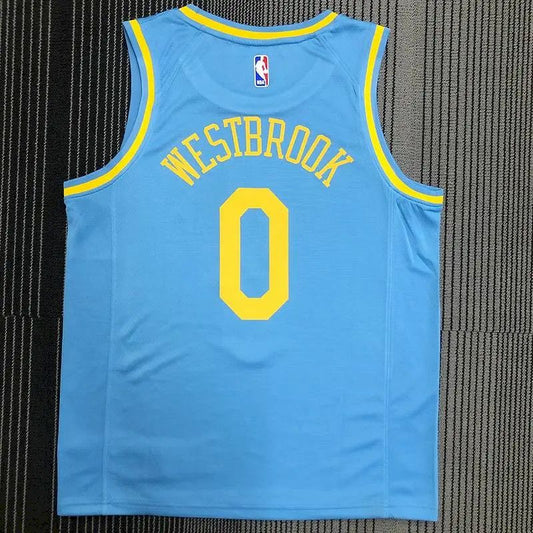 Russell Westbrook Men’s Blue Swingman Team Jersey – MPLS Classical Edition