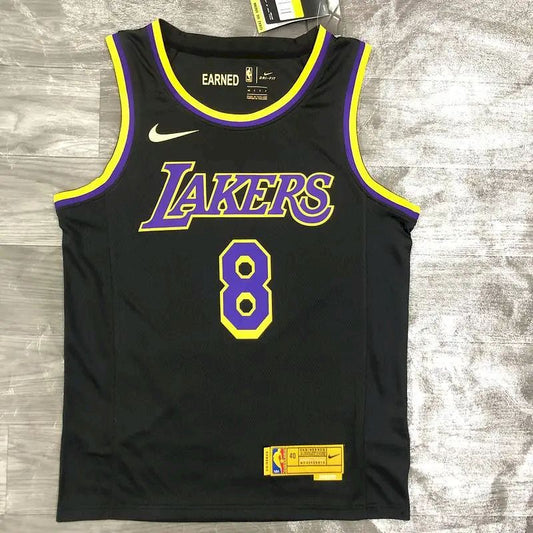 Camisa masculina Kobe Bryant 2020-21 preta versão Swingman Player - Edição Earned