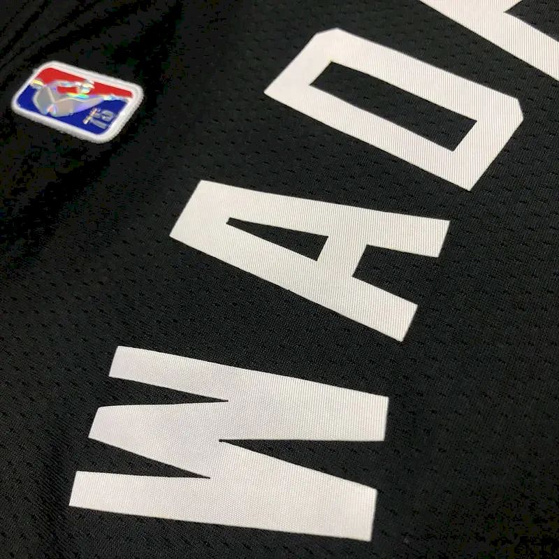 Camisa preta masculina Dwyane Wade Team – Edição City do 75º aniversário