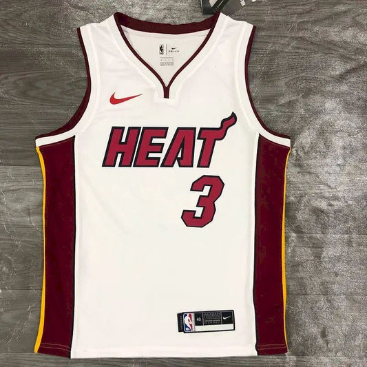 Men’s Dwyane Wade White 2020-21 Swingman Player Version Jersey – Association Edition