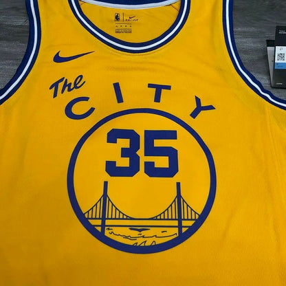 Camisa Kevin Durant Masculina Amarela Versão Jogador – The City Classic Edition