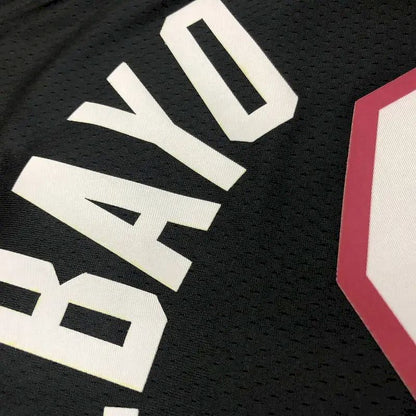 Camisa Masculina Bam Adebayo 2020-21 Preta Swingman Versão Jogador – Edição Ícone