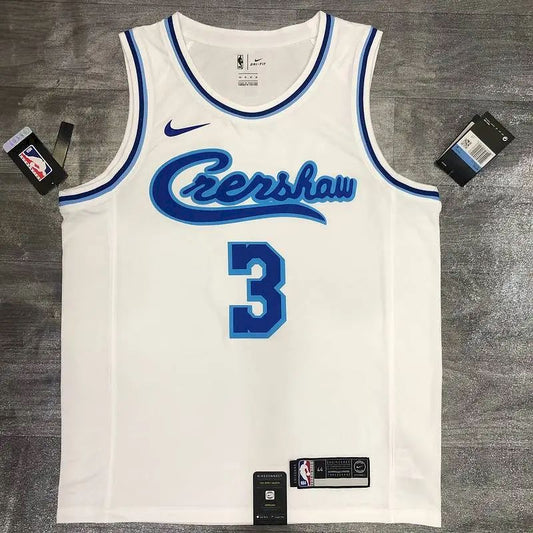 Camisa Anthony Davis Masculina Branca Versão Jogador – Edição Clássica Retro Conjunta