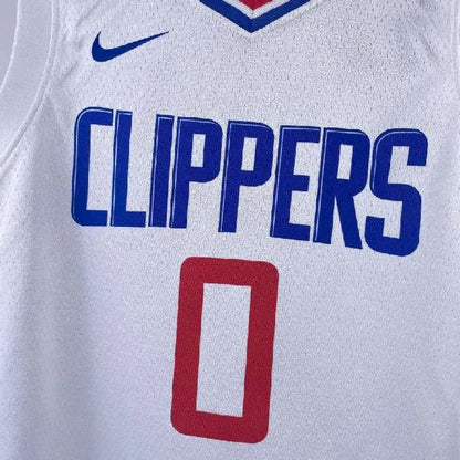 Camisa branca do time juvenil Russell Westbrook