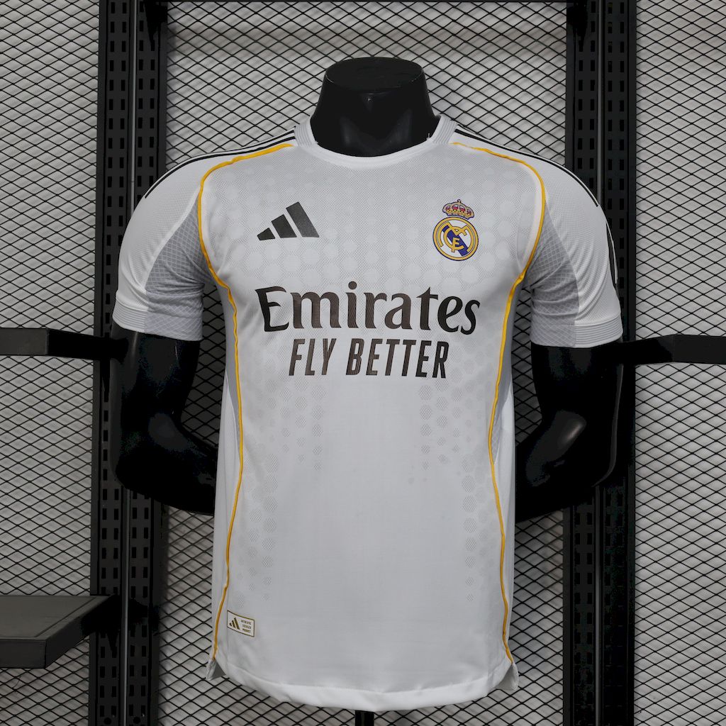 Camisa Home do Real Madrid 2025/26 Versão Jogador