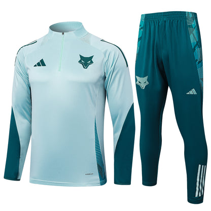 Camisola e Calça Cruzeiro 2024/25 Meio Zíper Adulto 815