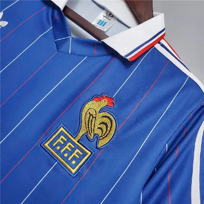 Camisa retrô da França 1982