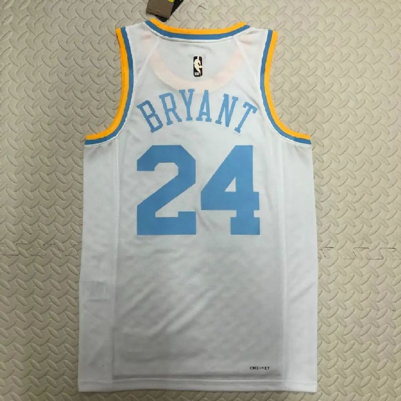 Men’s Kobe Bryant White Retro Team Jersey