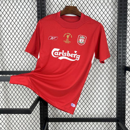 Camisa retrô do Liverpool 2005