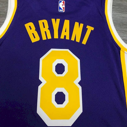 Camisa masculina Kobe Bryant 2020-21 roxa Swingman versão jogador – Edição Statement