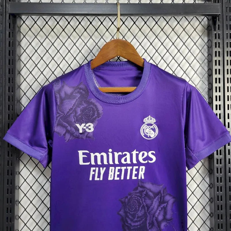 Kit Infantil Edição Especial Real Madrid 2024/25 Y 3 Rosa