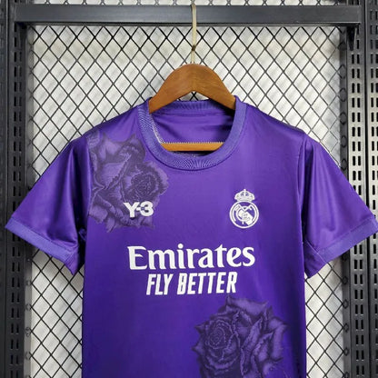 Kit Infantil Edição Especial Real Madrid 2024/25 Y 3 Rosa