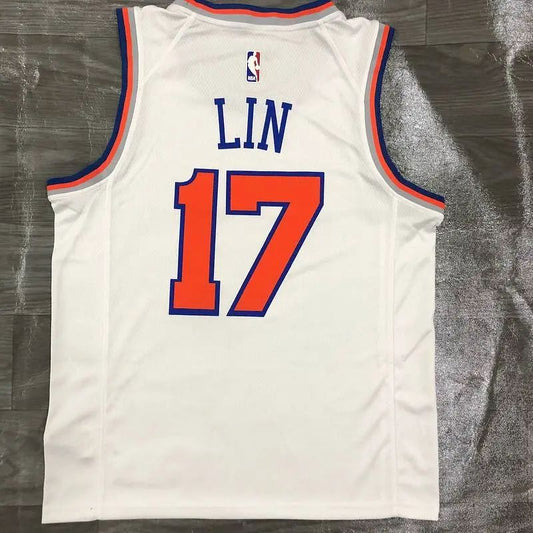 Men’s Jeremy Lin White 2020-21 Swingman Player Version Jersey – Association Edition