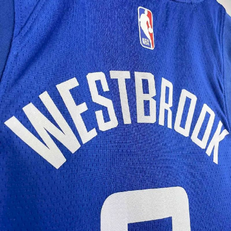 Camisa Russell Westbrook Azul Away Masculina 2023