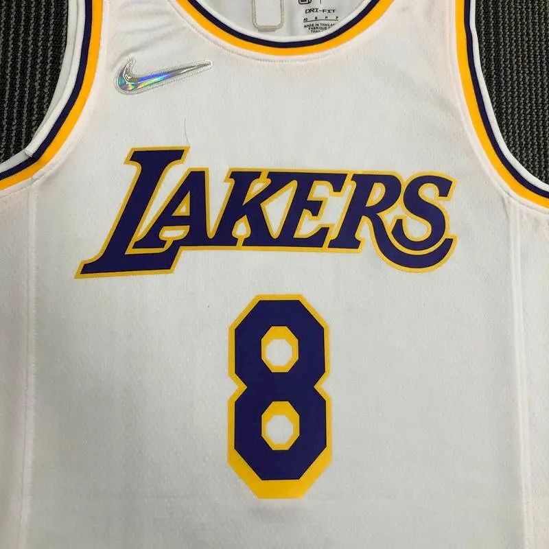 Camisa branca masculina Kobe Bryant Team – Edição de 75º aniversário
