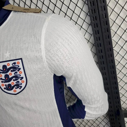 Camisa de manga comprida da Inglaterra para a Eurocopa 2024/25, versão para jogadores