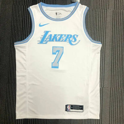 Men’s Carmelo Anthony White Player Version Jersey – City Edition