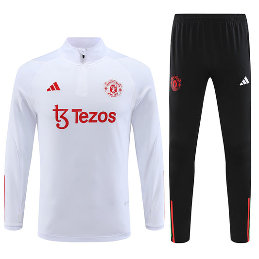 Suéter e calça adulto Manchester United 2023/24 com zíper 14001