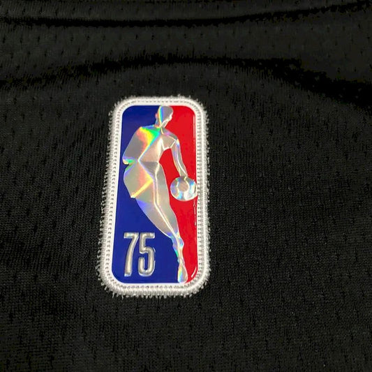 Men’s Bam Adebayo Black Team Jersey – 75th Anniversary City Edition