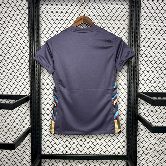 Camisa feminina reserva da Inglaterra para a Eurocopa 2024/25