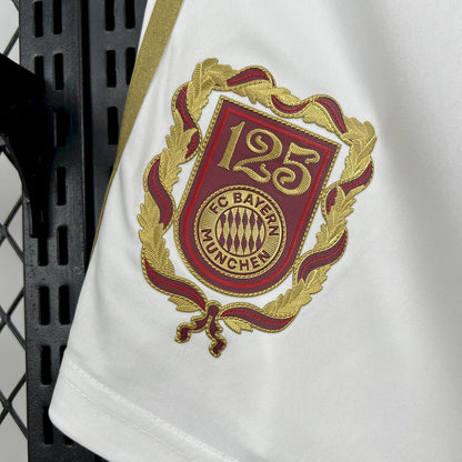 Bayern Munich 2024/25 125 Anniversary White Shorts