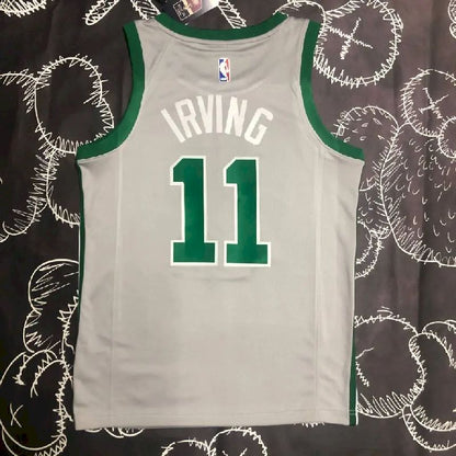 Camisa cinza masculina do time Kyrie Irving