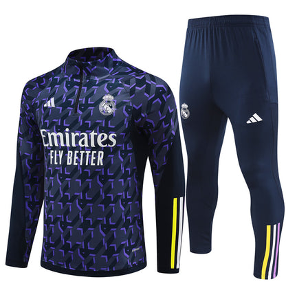 Suéter e calça adulto com zíper médio Real Madrid 2023/24 14001