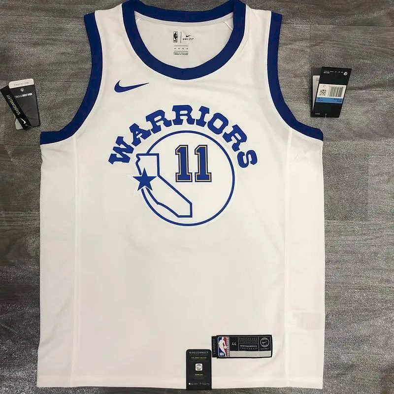 Camisa Klay Thompson Masculina Branca Versão Jogador – Edição Clássica