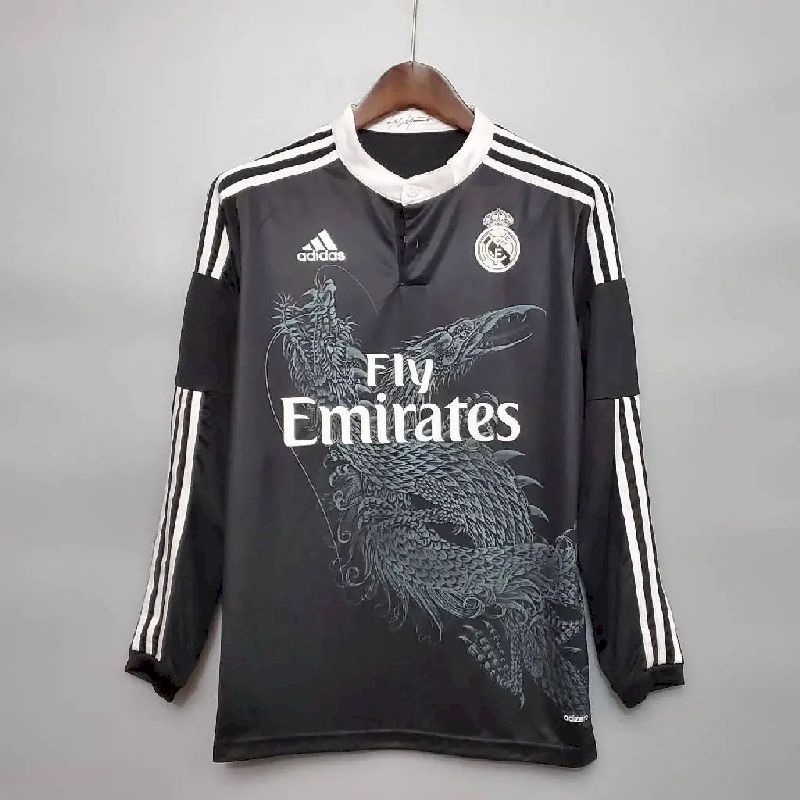 Camisa Retro Manga Longa Real Madrid 2014/15 Third