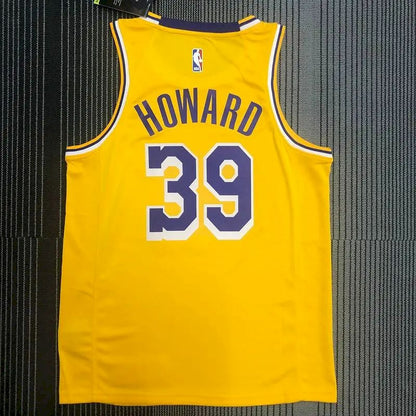 Camisa amarela masculina Swingman Dwight Howard – Edição Ícone