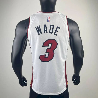 Camisa masculina Dwyane Wade branca da equipe