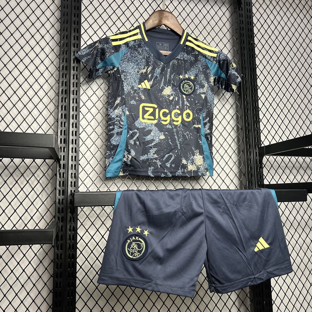 Uniforme reserva infantil do Ajax 2024/25