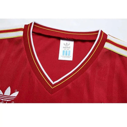 Camisa retrô de mangas compridas do Liverpool 1985/87 Home