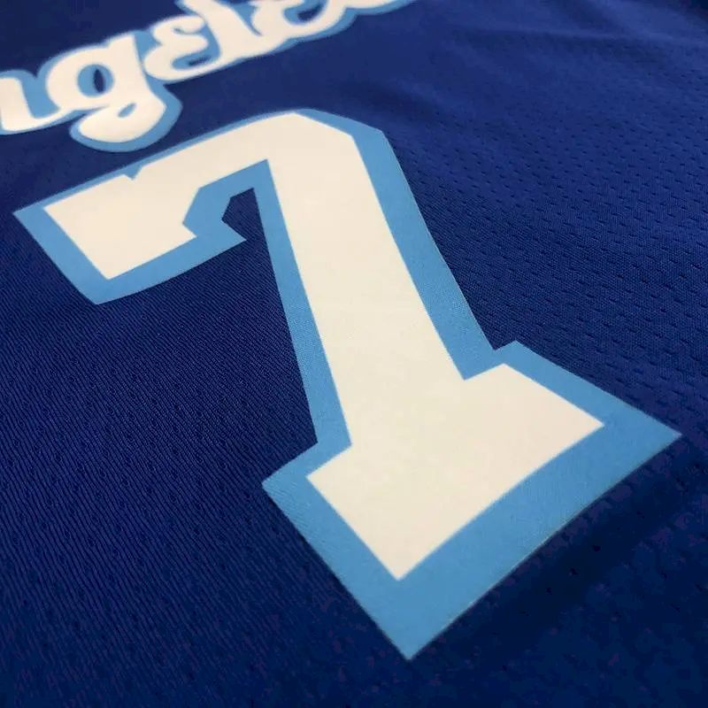 Camisa Carmelo Anthony 2021 Azul Masculina Versão Jogador – Edição Clássica