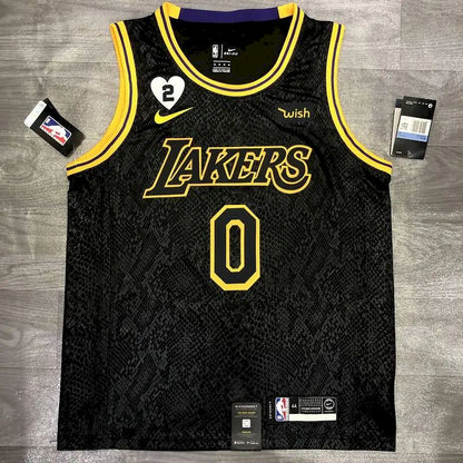 Camisa masculina Nick Young Black Mamba versão jogador