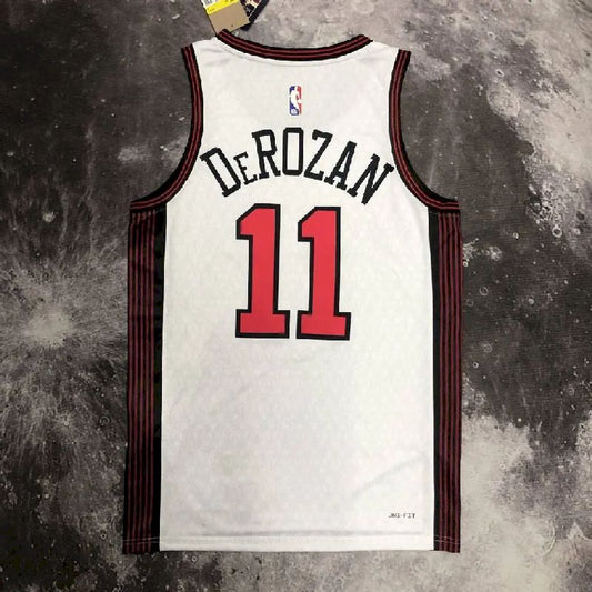 Camisa Masculina Demar DeRozan Branca – Edição Cidade
