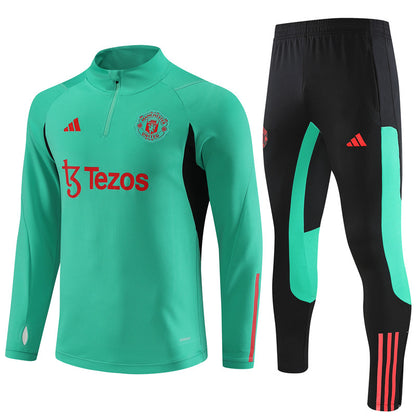 Suéter e calça adulto Manchester United 2023/24 com zíper 14001