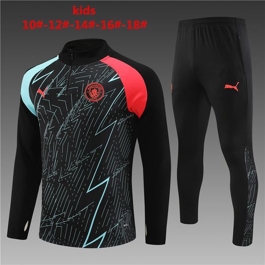Manchester City 2023/24 Half-Zip Kids Sweater+Pant 14001