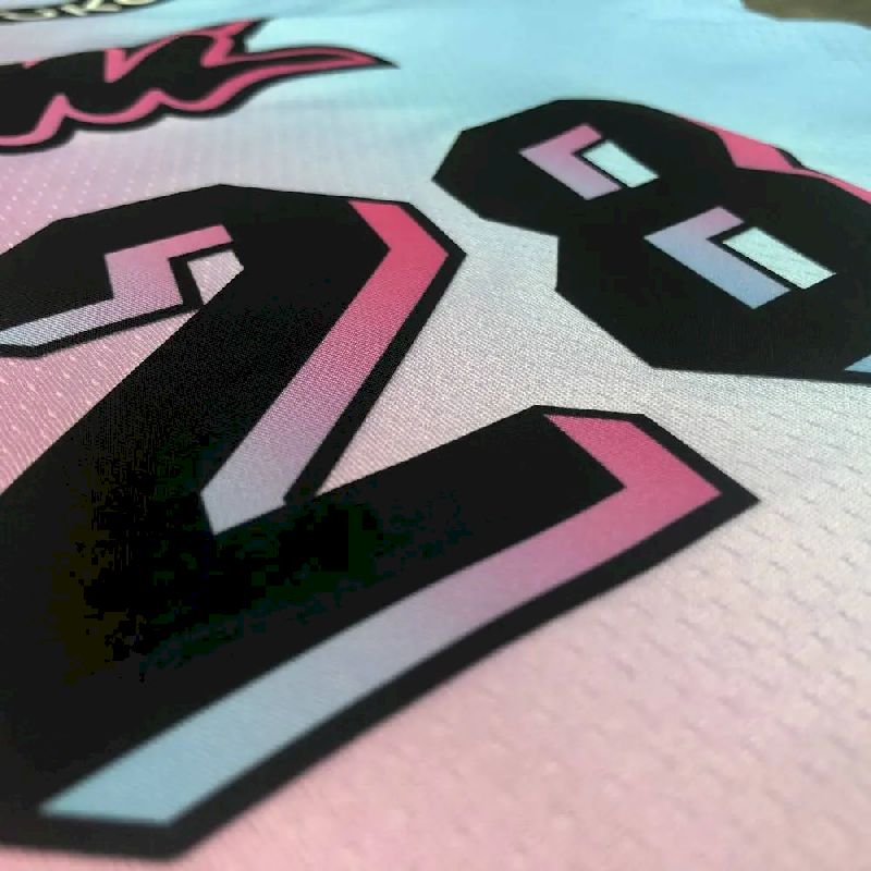 Camisa masculina Andre Iguodala 2020-21 Swingman rosa versão jogador – Edição City