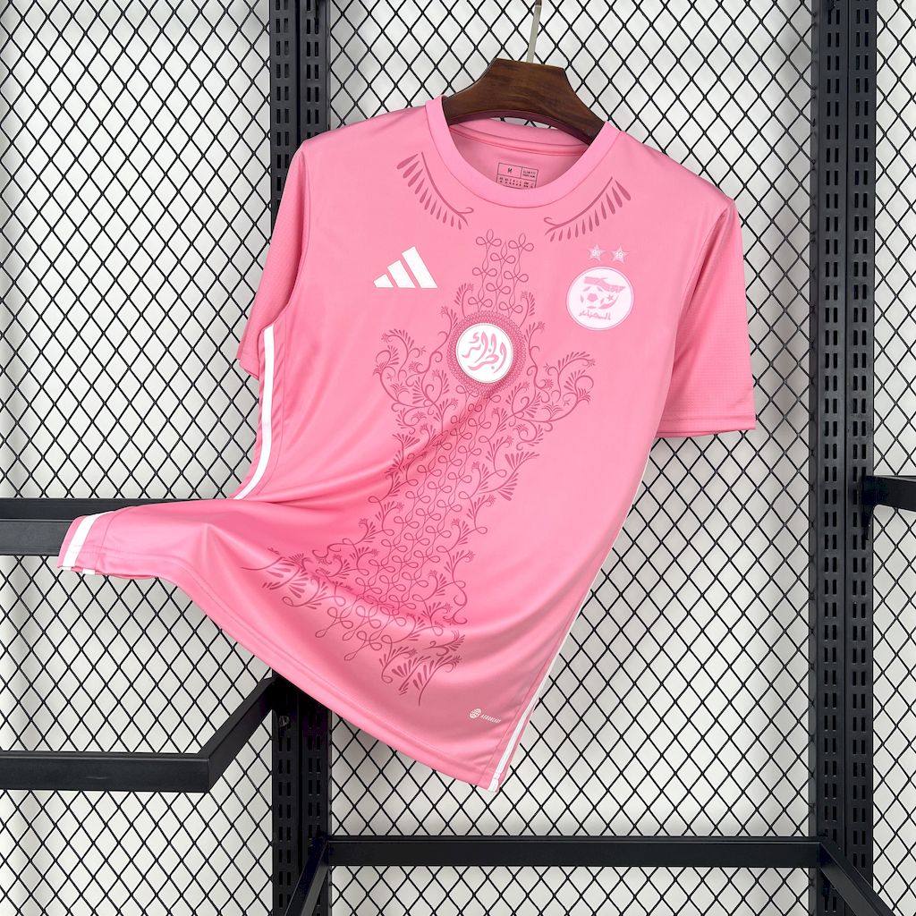 Men's Algeria 2024/25 pink Jersey