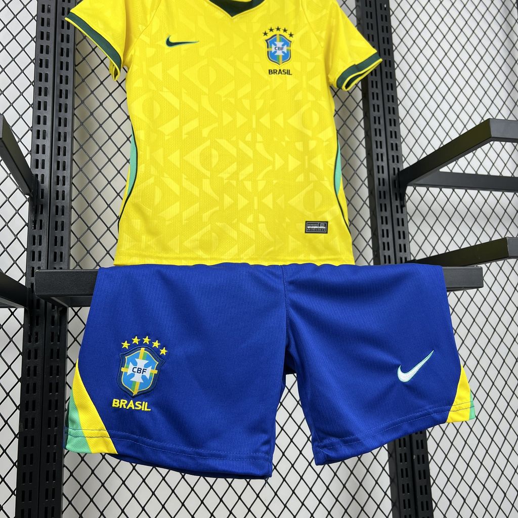 Kids Brazil 2026 World Cup Home Kit