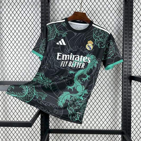 Camisa Real Madrid 2025/26 Dragão Verde e Preto Edição Especial